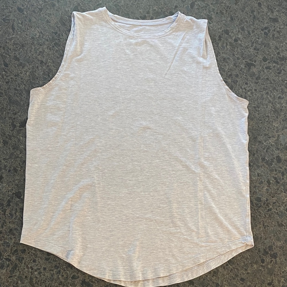 Lululemon Athletica Light Gray Muscle Tee Size 10